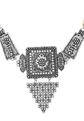 Oxidised Choker Necklace Set