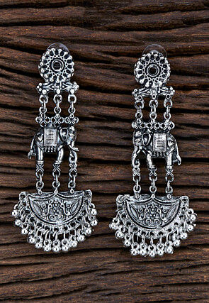 Oxidised Earring