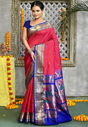 Pure Silk - Paithani - Saree: Buy Latest Indian Sarees for Women Online ...