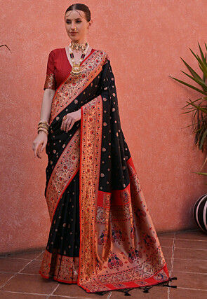Paithani Saree in Black