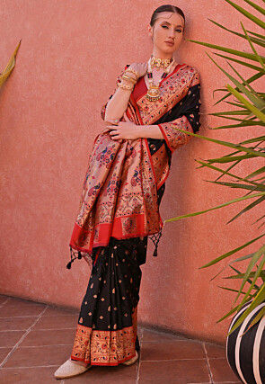 Paithani Saree in Black