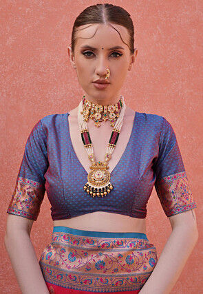 Paithani Saree in Fuchsia