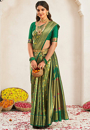 Paithani Saree in Green