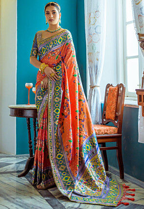 Shop Banarasi Paithani Silk Sarees Online | Pure Silk | best price - Sacred  Weaves