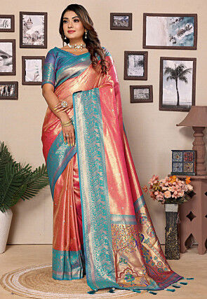 Paithani Saree in Pink