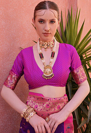 Paithani Saree in Purple