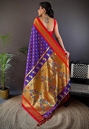 Paithani Saree in Purple