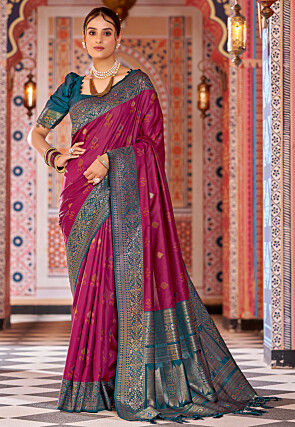 Patola Saree in Magenta