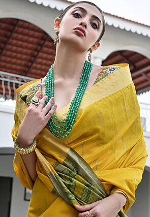 Patola Saree in Yellow