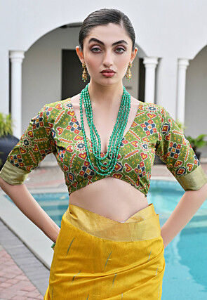 Patola Saree in Yellow