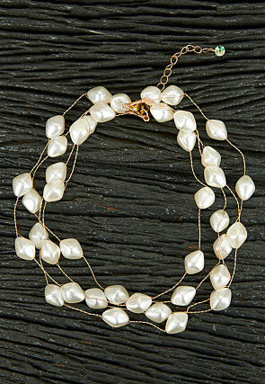 Pearl Layered Necklace Set
