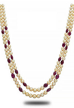 Pearl Layered Necklace Set