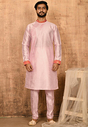 Men's Pink Kurta Pajama: Buy Latest Men 