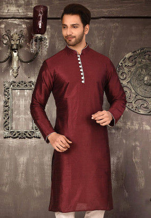 Maroon kurta design clearance