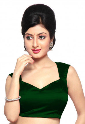 Green design blouse