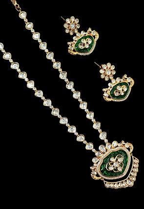 Polki Studded Necklace Set