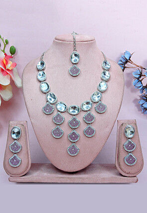 Polki Studded Necklace Set