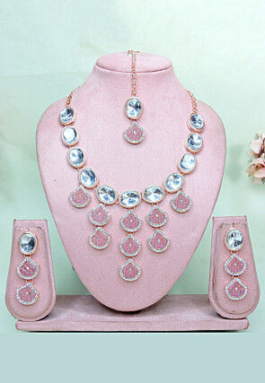 Polki Studded Necklace Set