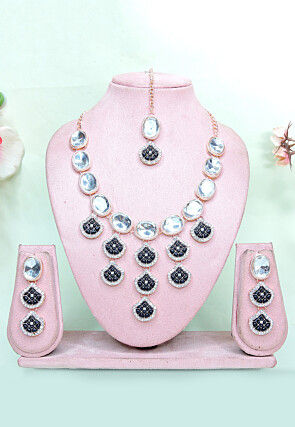 Polki Studded Necklace Set