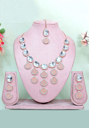 Polki Studded Necklace Set