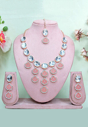Polki Studded Necklace Set