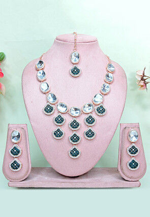Polki Studded Necklace Set