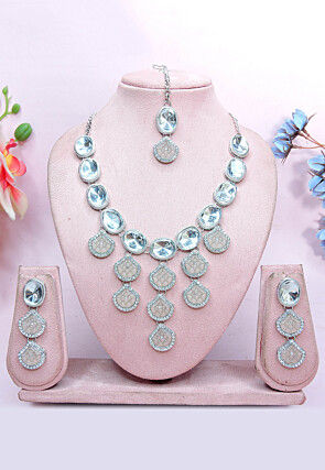 Polki Studded Necklace Set