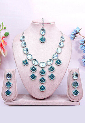 Polki Studded Necklace Set