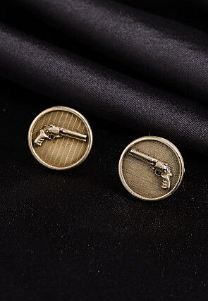 Power Gun Metallic Cufflink Pair