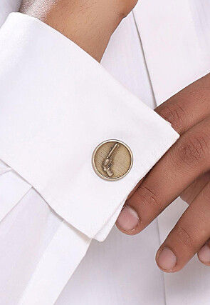 Power Gun Metallic Cufflink Pair