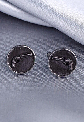Power Gun Metallic Cufflink Pair