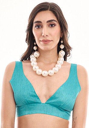 Pre-Stitched Chinon Chiffon Saree in Multicolor