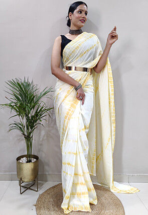 White Sarees: Buy Latest Indian Designer White saree Online