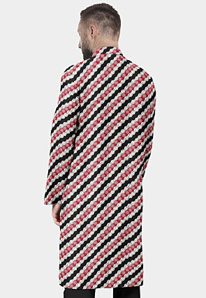 Printed Cotton Kurta in Multicolor