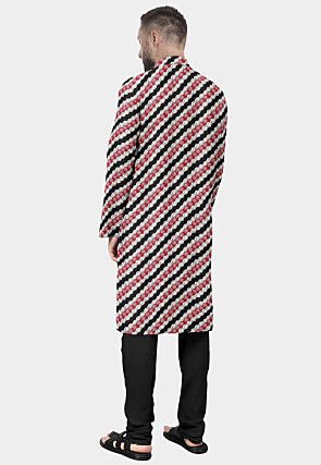 Printed Cotton Kurta Set in Multicolor