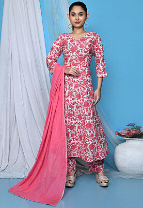 Simple printed cotton suits store