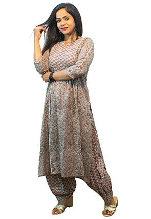 Buy White Kurta Suit Sets for Women by Aamukti Vastram Online in India