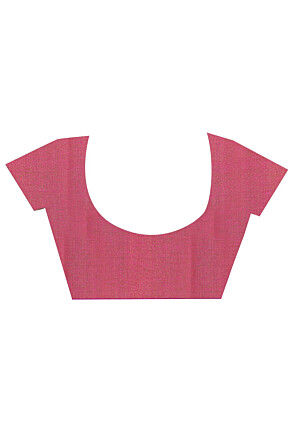 Printed Net Saree in Blue