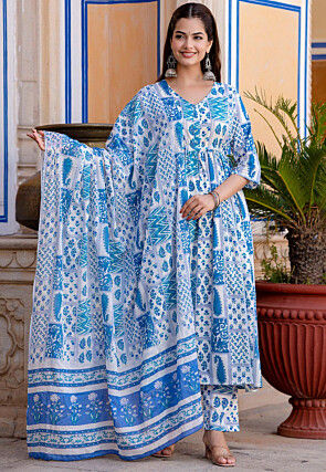 Cotton printed salwar kameez designs online