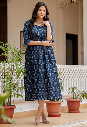 Page 5 Blue Indo Western Dresses For Women Buy Latest Designs Online Utsav Fashion