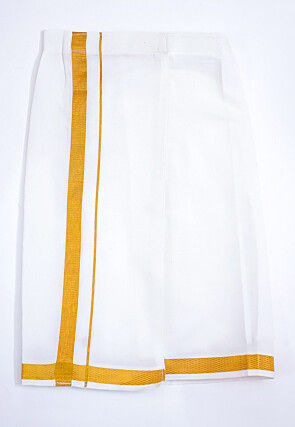 Printed Pure Cotton Kurta Set in Yellow