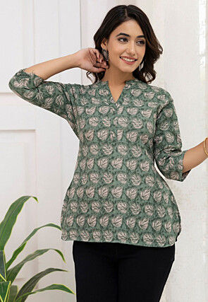 Black Lurex Indo Western Women Set