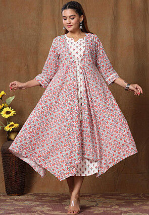 Cotton Fancy Ladies Indo Western Dress
