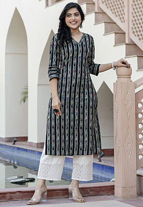 Black and white western dress shop