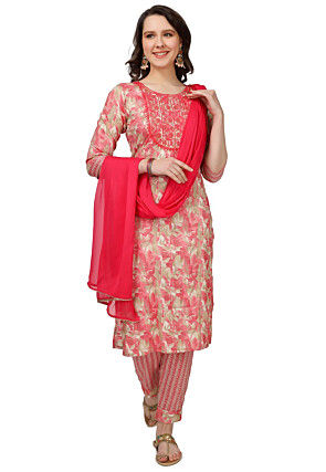 Pink Salwar Suit: Buy Pink Salwar Kameez for Women Online