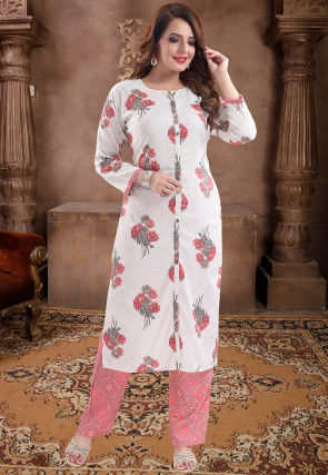 Page 4 White Floral Print Indo Western Dresses Buy Latest