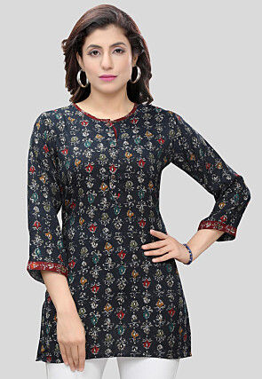 Rayon Indo-Western Kurtis for Women: Buy Online