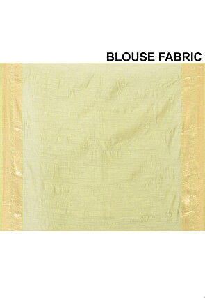 Pure Muga Silk Banarasi Saree in Light Green