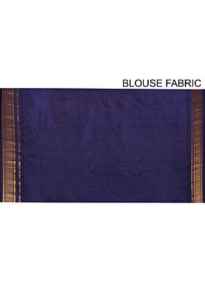 Pure Gadwal Silk Handloom Saree in Green