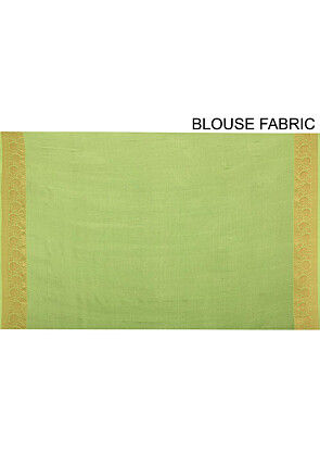Banarasi Pure Georgette Saree in Light Green
